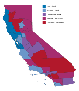 map of california